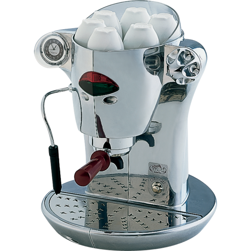 Elektra Nivola Polished Aluminium 1 Group Domestic Coffee Machine