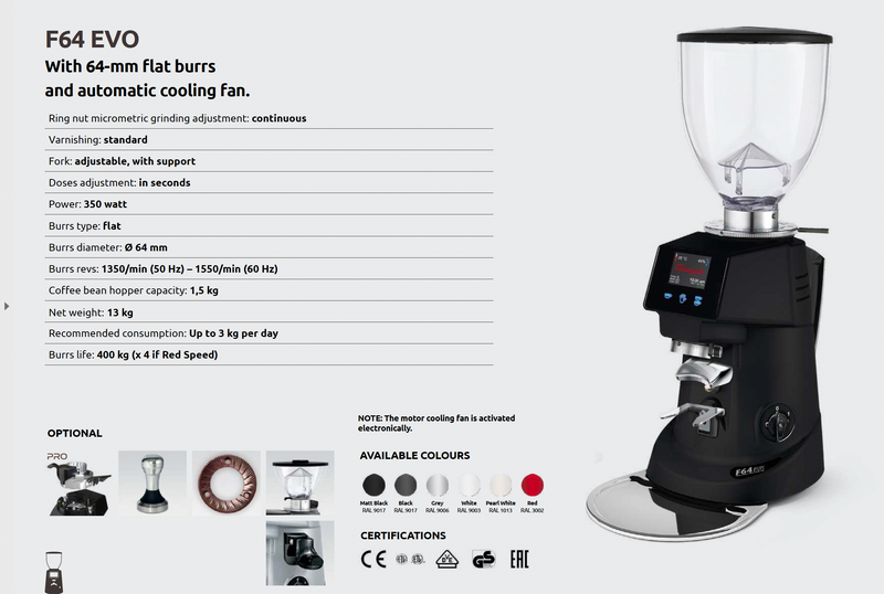 Fiorenzato F64E Automatic Coffee Grinder